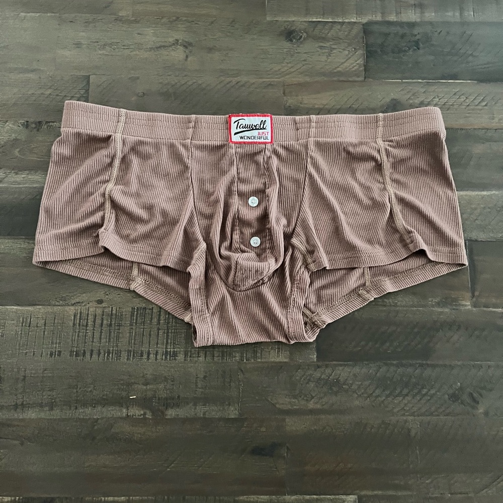 MENS BUTTON BOXER BRIEFS TAUWELL
